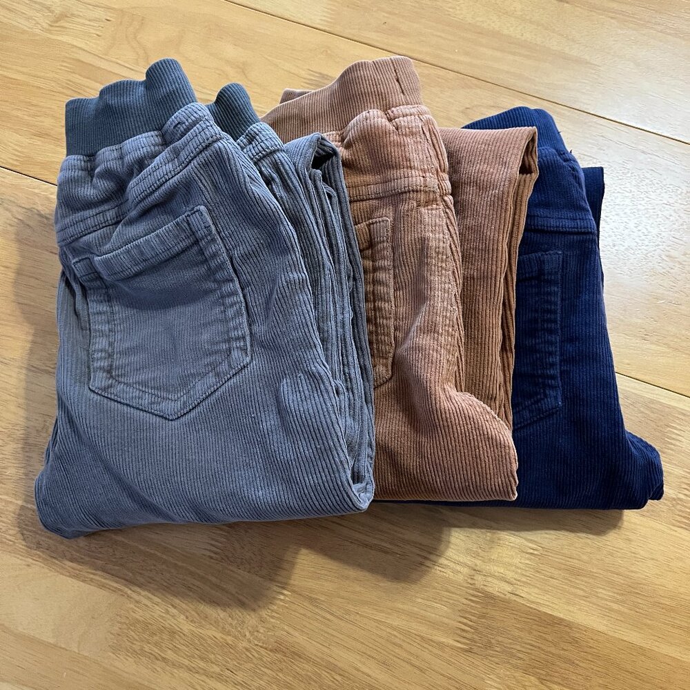 Bundle of 3 Corduroy Slacks - Hanna Anderson size 130 (size 8)